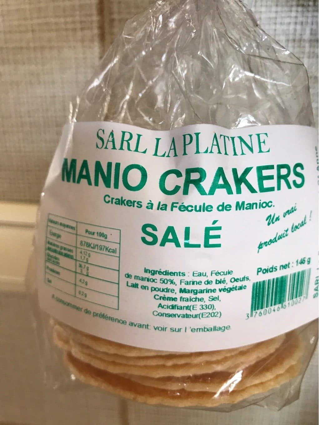 La Platine MANIO CRAKERS packshot