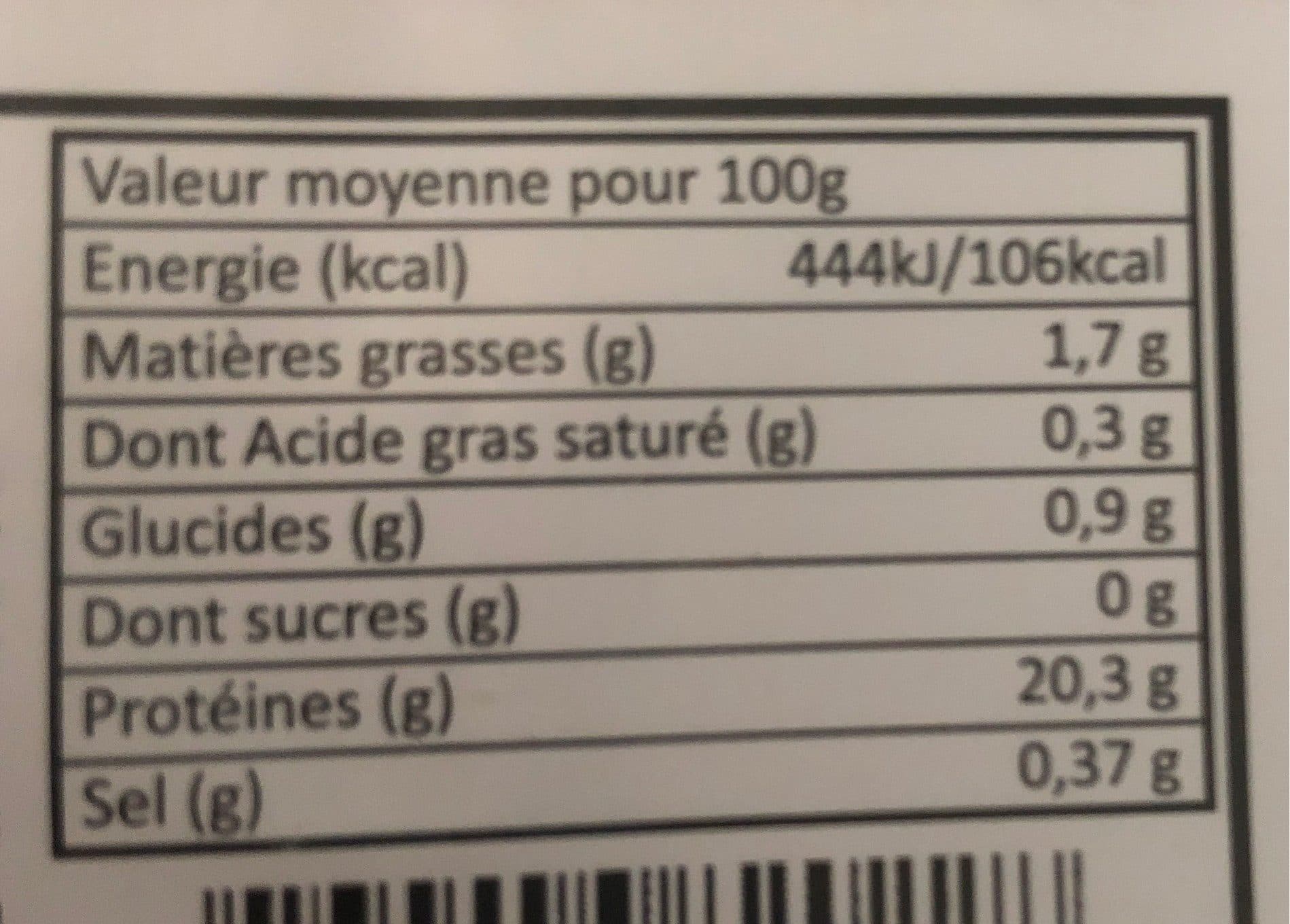 Systeme U Queues de crevettes sauvages congelées packshot
