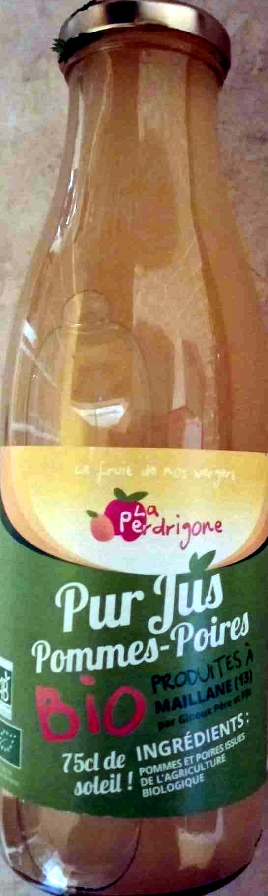 La perdrigone Pur Jus Pommes-Poires Bio packshot