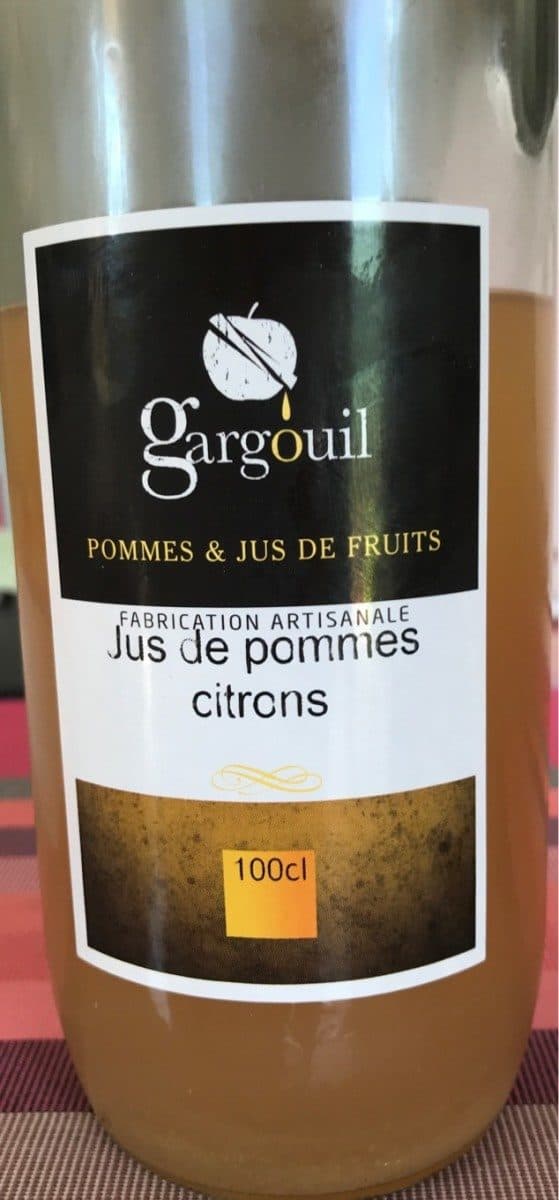 Gargouil Jus de pommes citrons packshot