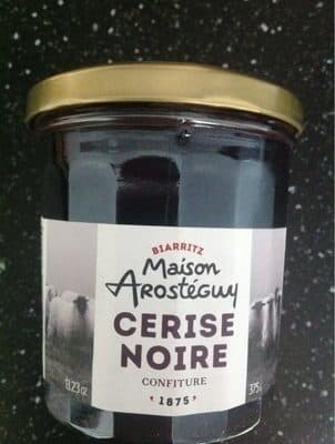 Maison Arosteguy Confiture de cerise noire packshot