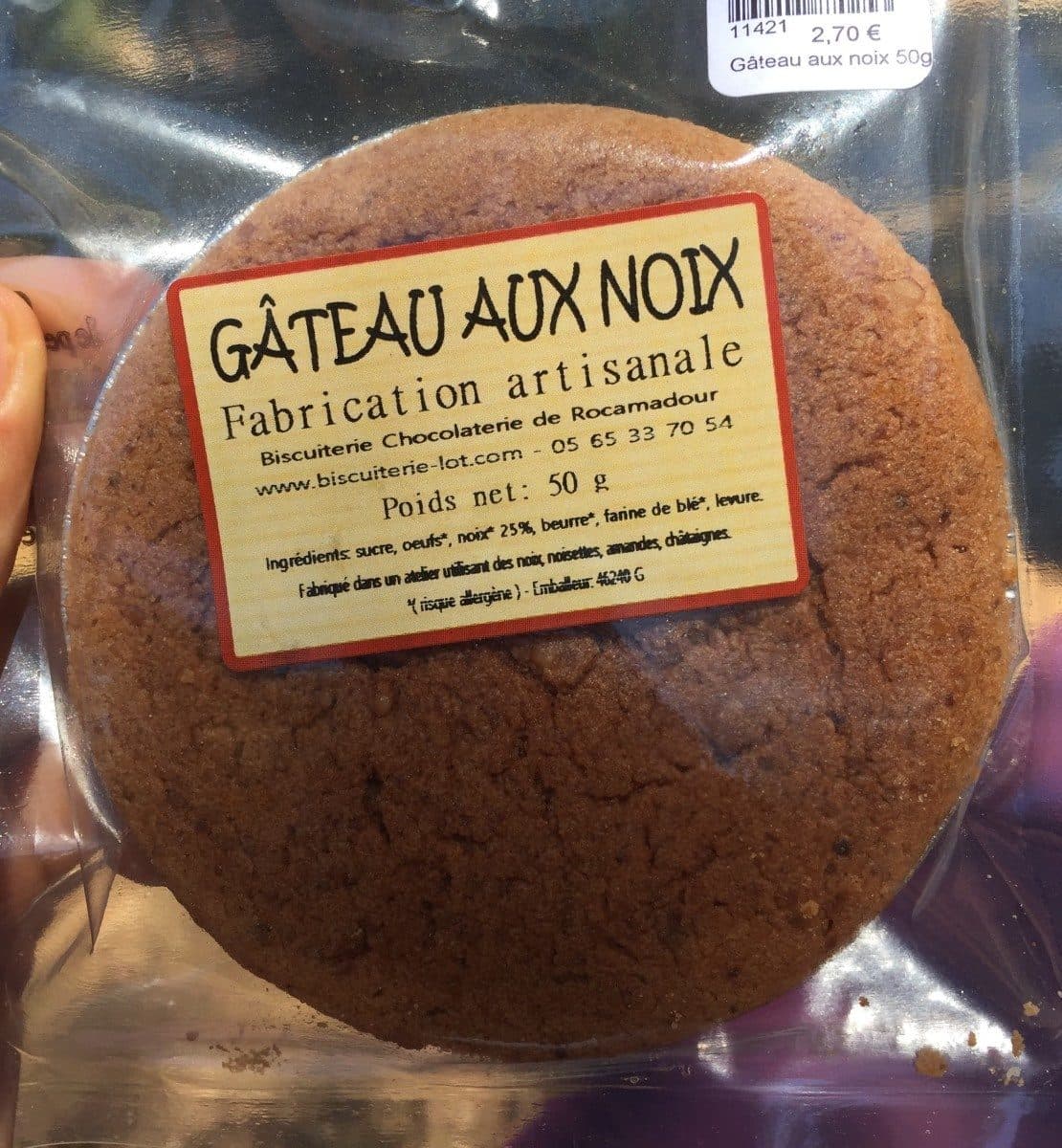 Open Food Facts Gâteau aux noix packshot