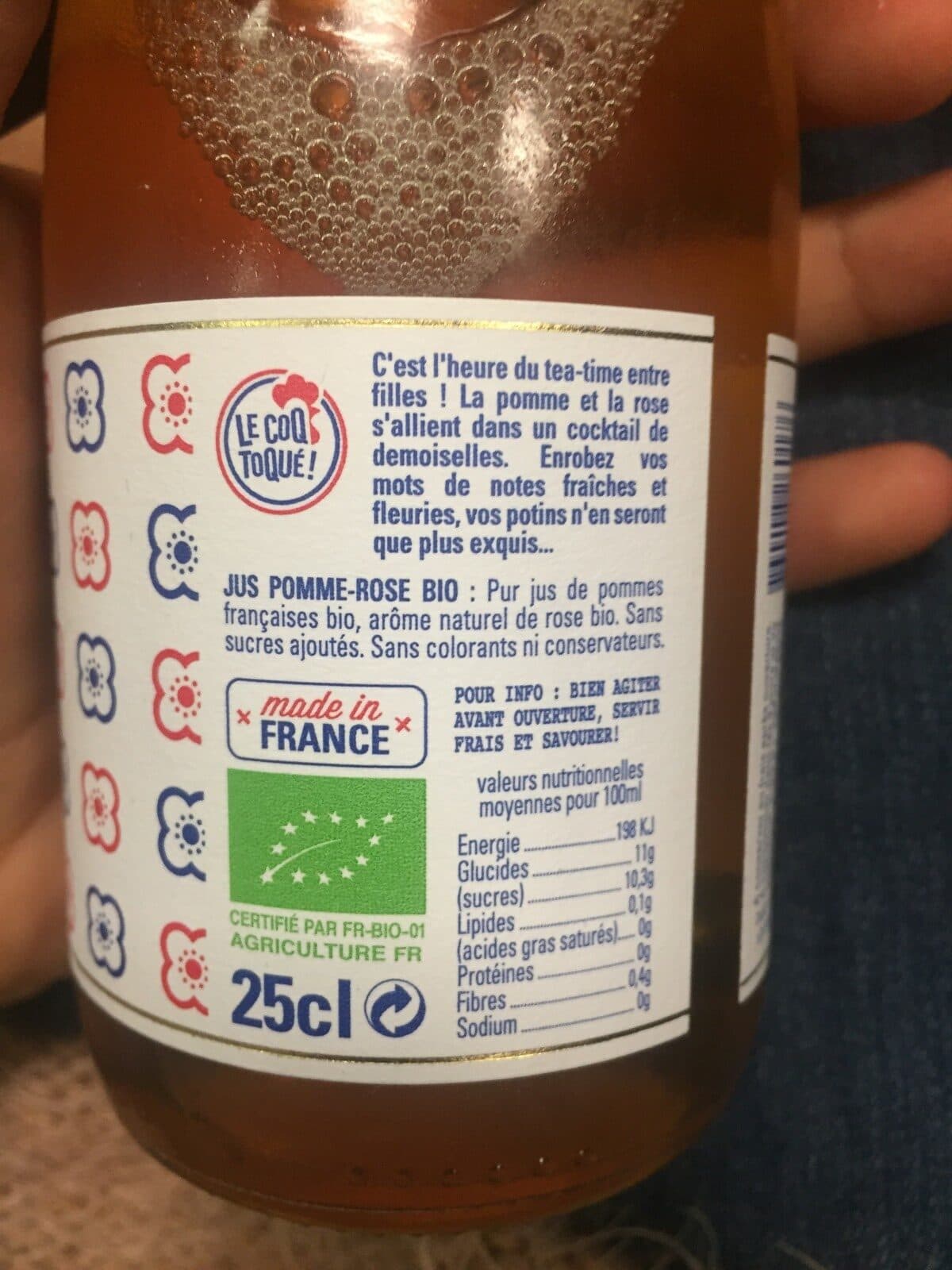 Le Coq Toqué Jus de pomme/rose packshot