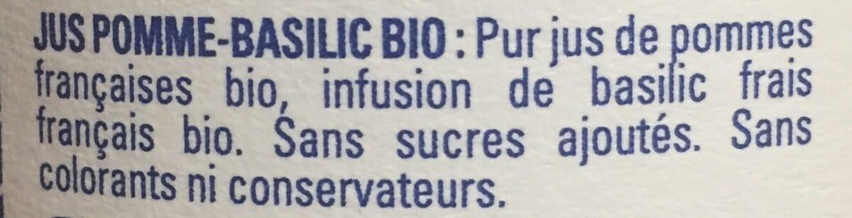 Le Coq Toqué Jus pomme basilic packshot