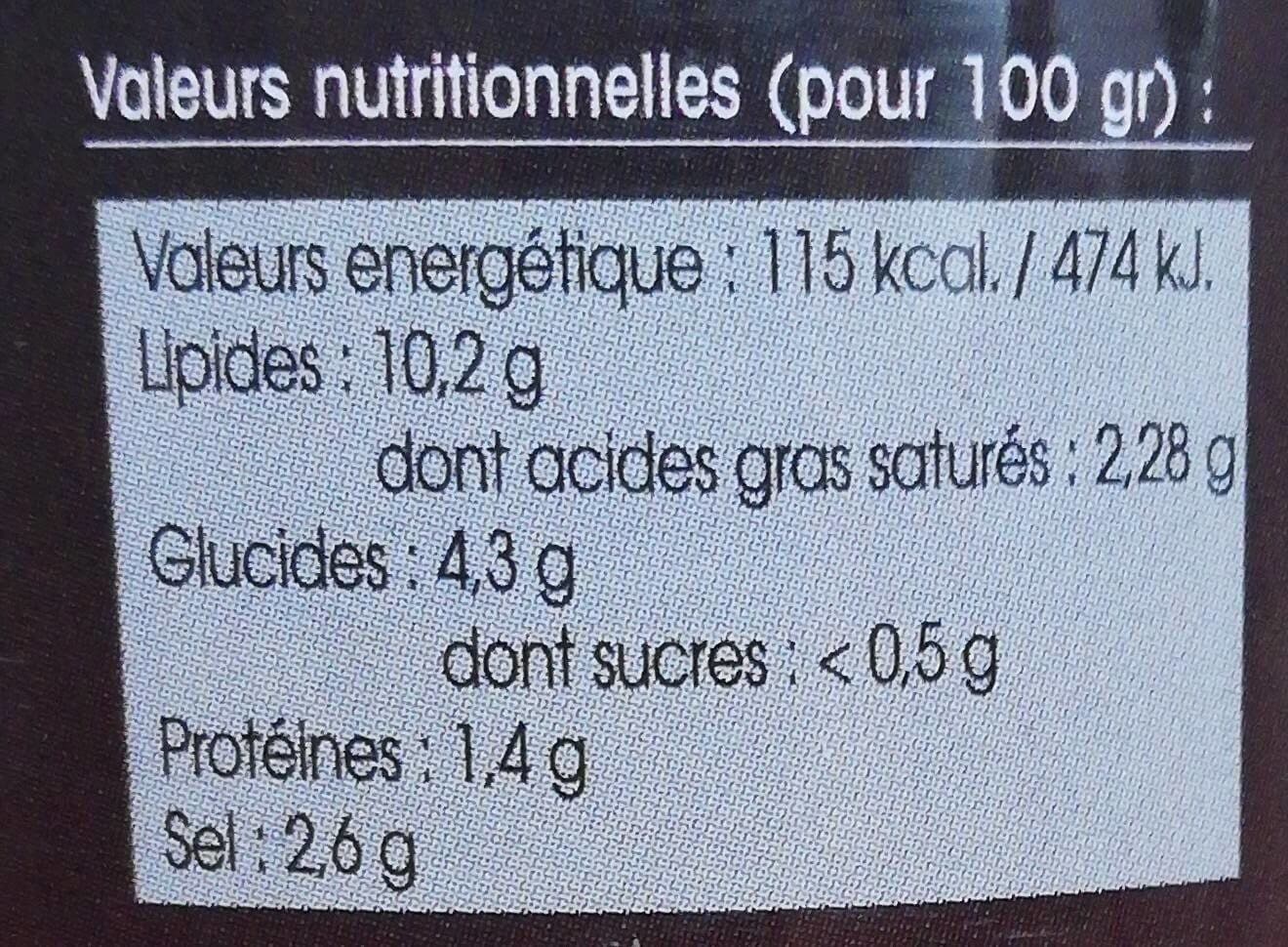Montperal Olives Farce Poivron packshot