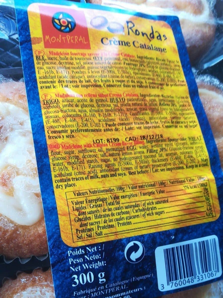 Montperal Rondas crème catalane packshot