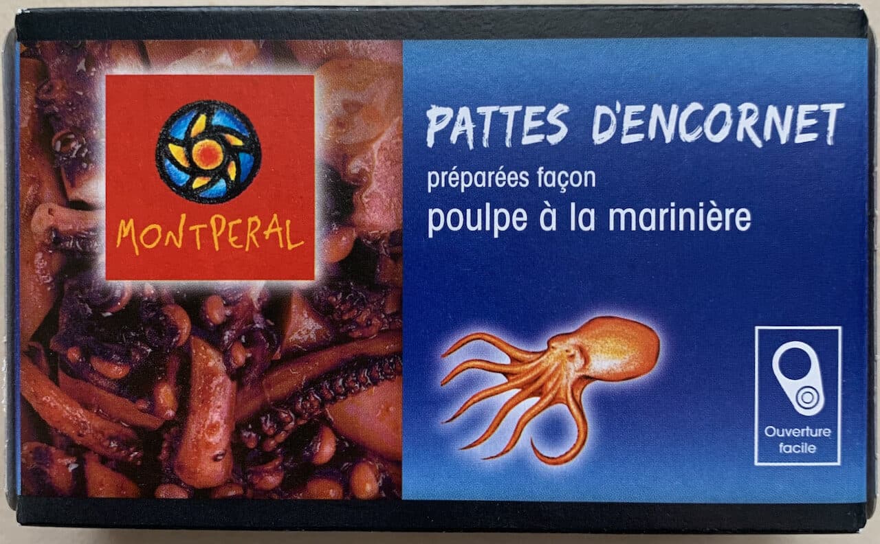 Montperal Pattes d'Encornet préparées façon poulpe à la marinière packshot