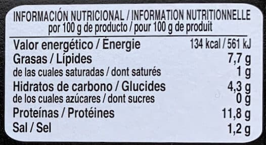 Montperal Calamars en morceaux dans leur encre packshot