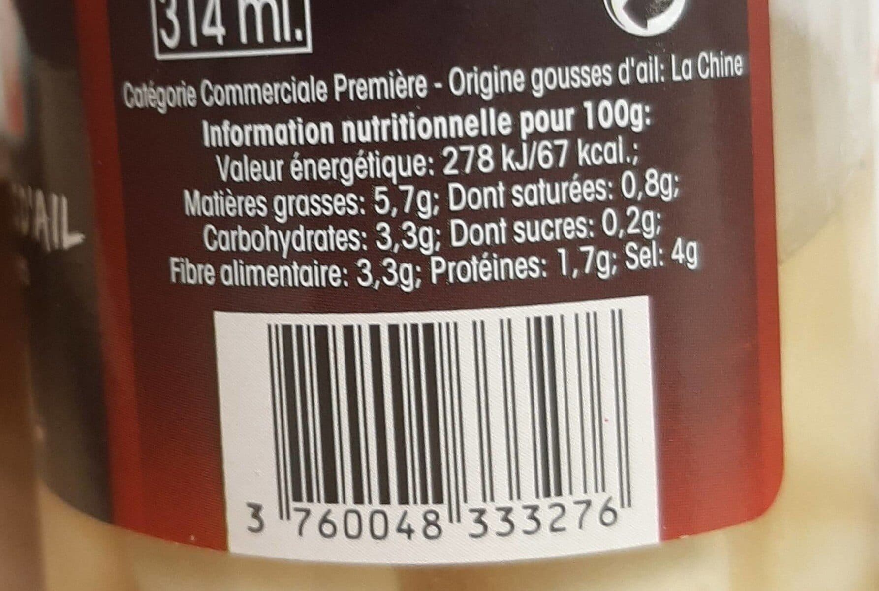 Montperal Gousses d’ail marinees packshot