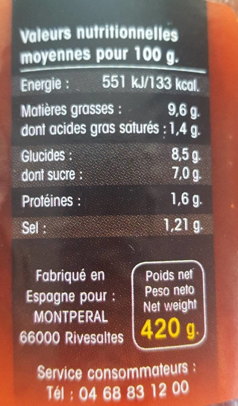Montperal Tomate Frito Casero packshot