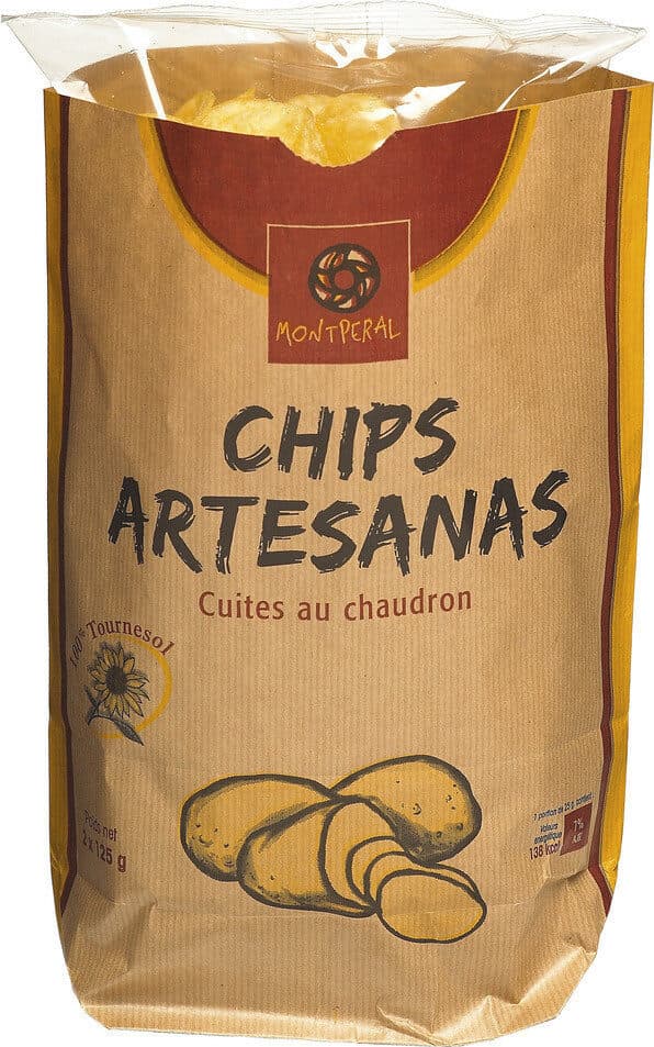 Monperal Chips Artesanas Cuites au Chaudron packshot