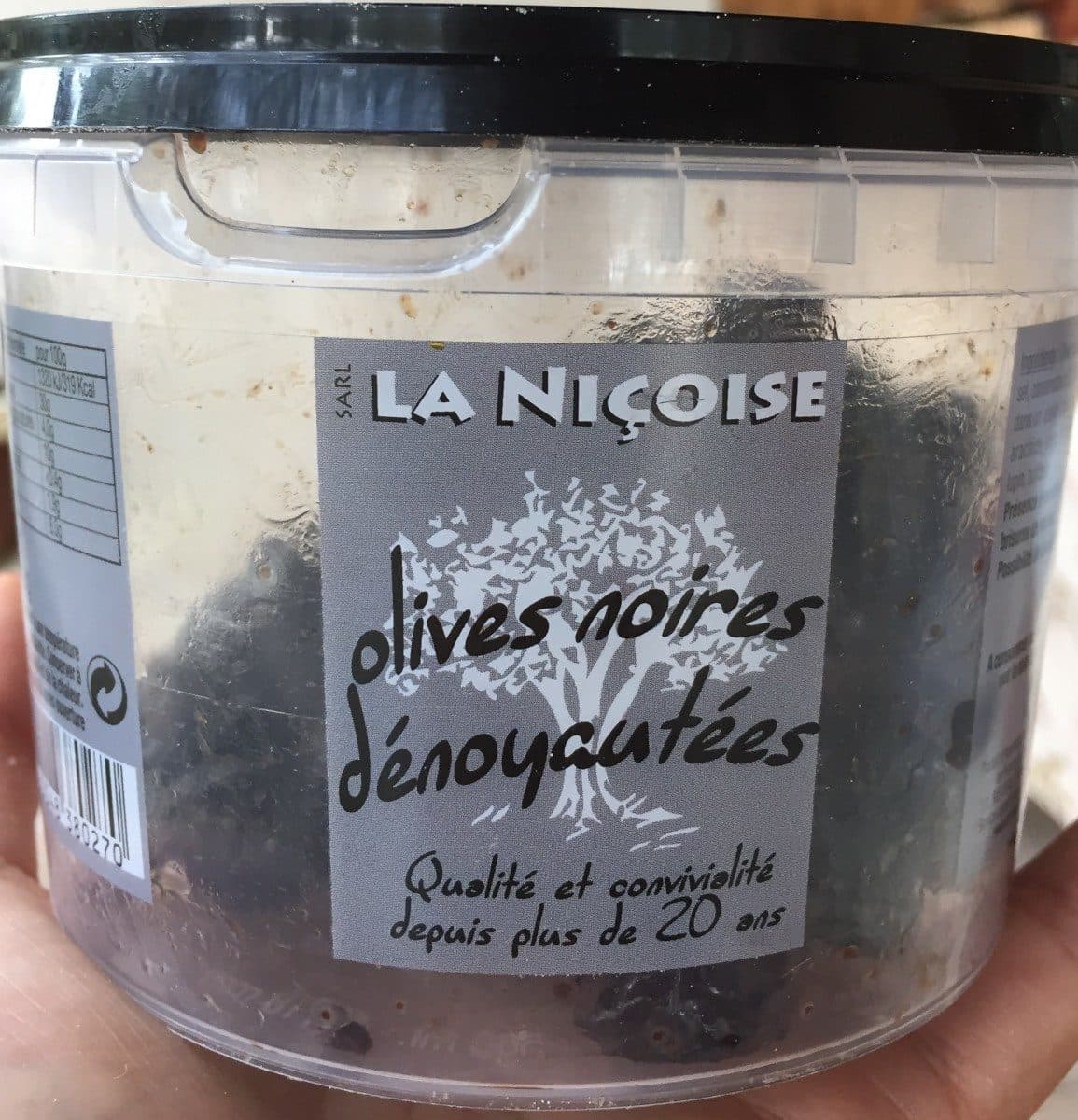 Open Food Facts Olives noires dénoyautées packshot