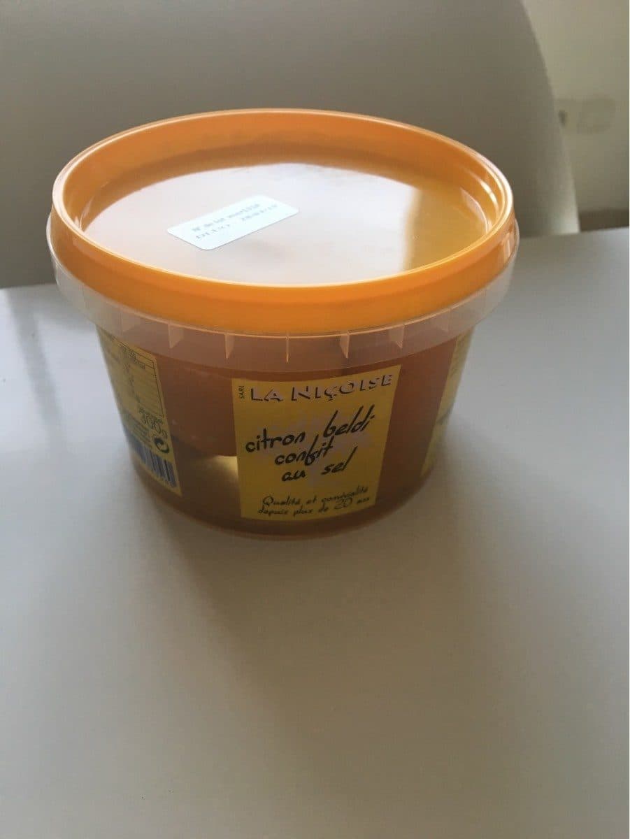 Open Food Facts Citrons Beldi Confit au sel, 300g packshot