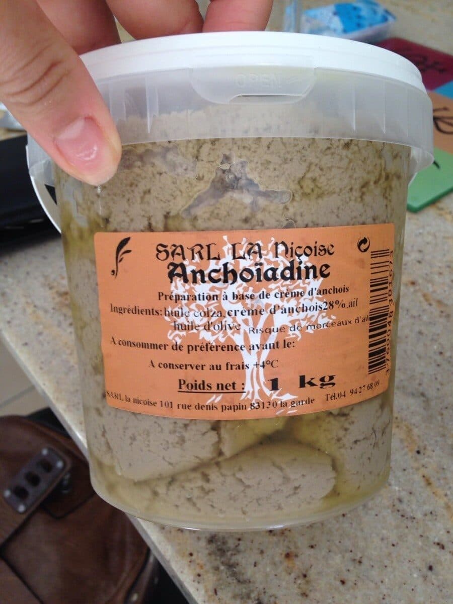 LA NIÇOISE Anchoïadine packshot