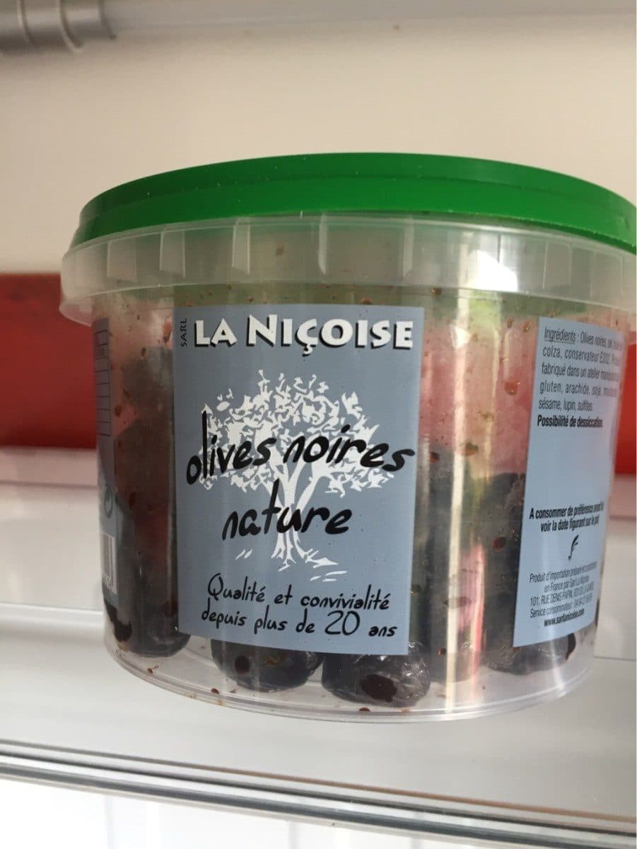 Open Food Facts Olives noires nature packshot