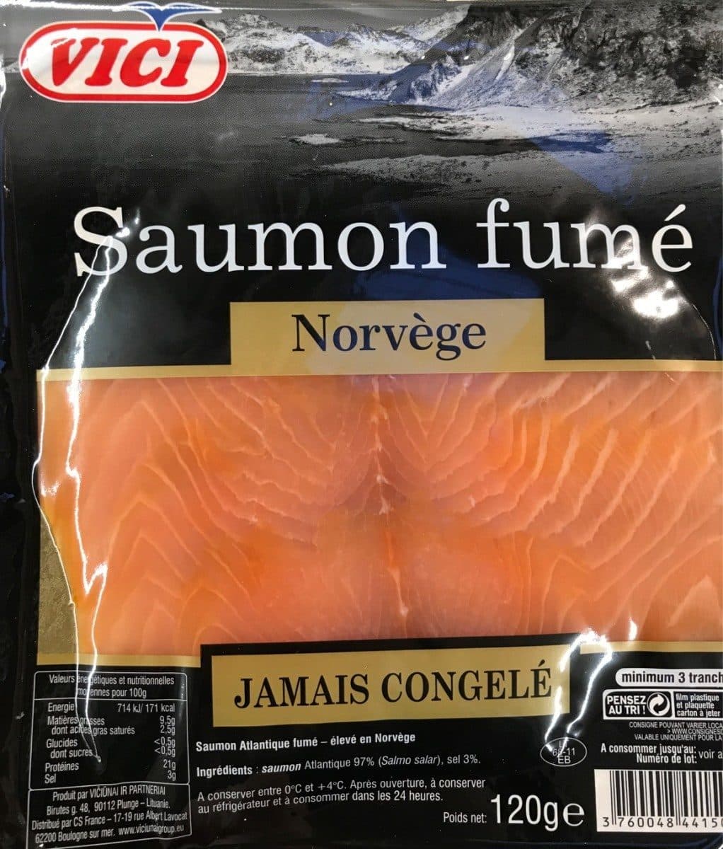 Viči Saumon Atlantique Fumé packshot