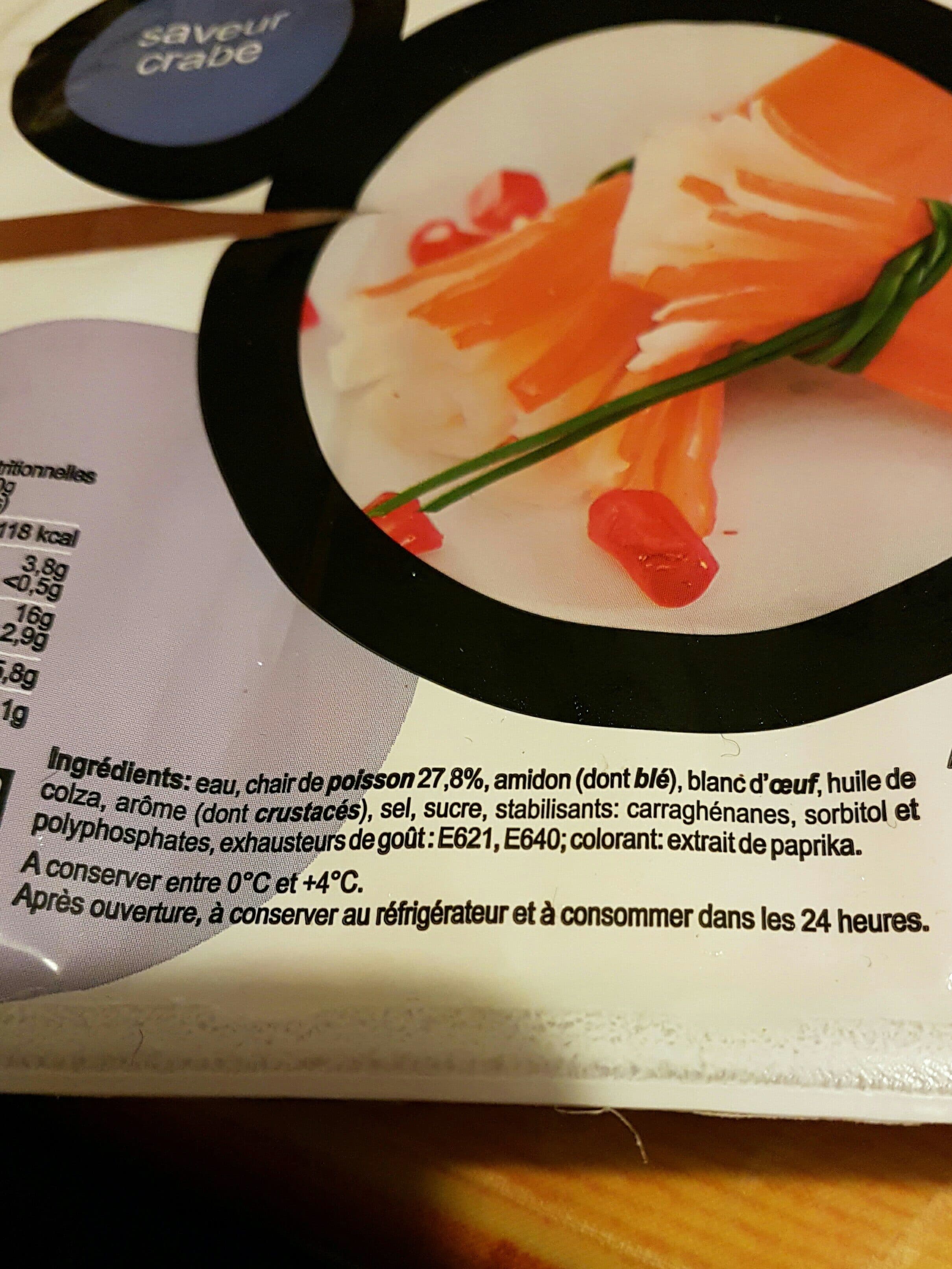 Saveur Crabe Bâtonnets de la mer packshot