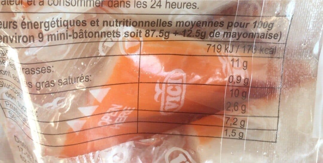 Viči Bâtonnets de surimi packshot