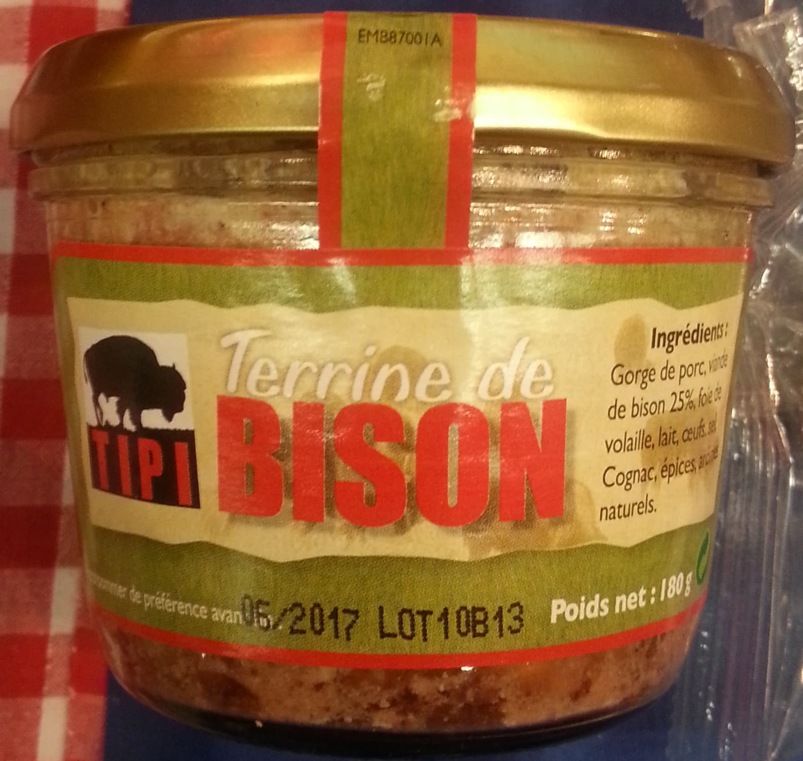 Tipi Terrine de Bison packshot