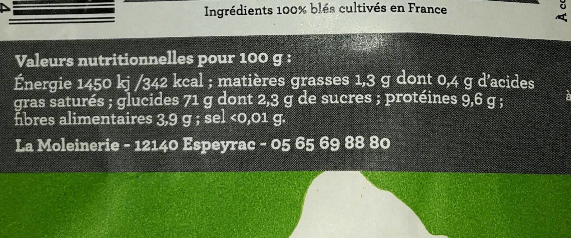 Open Food Facts Farines packshot