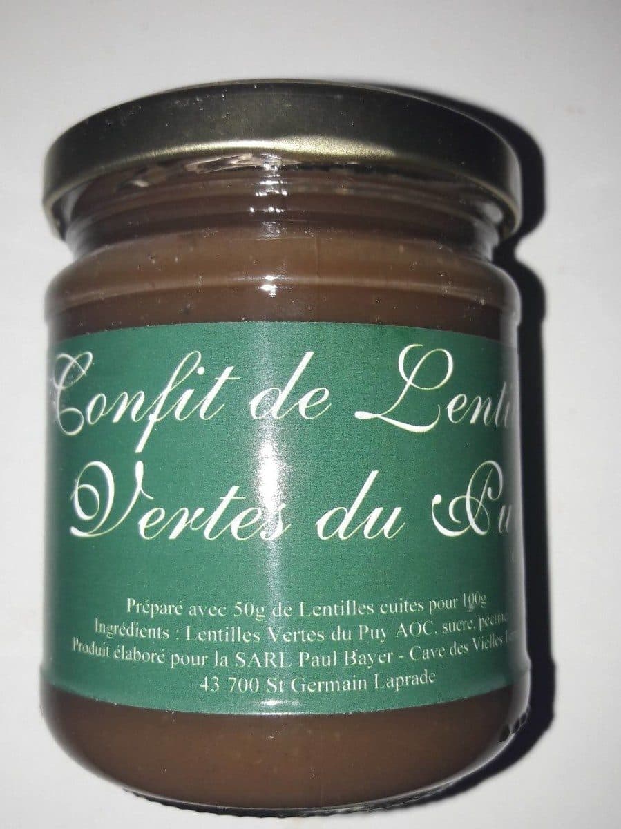 Open Food Facts Confit de lentilles vertes du puy packshot