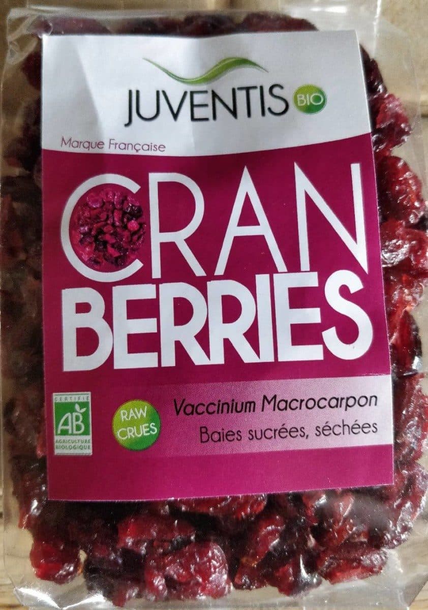 Juventis CRANBERRIES packshot