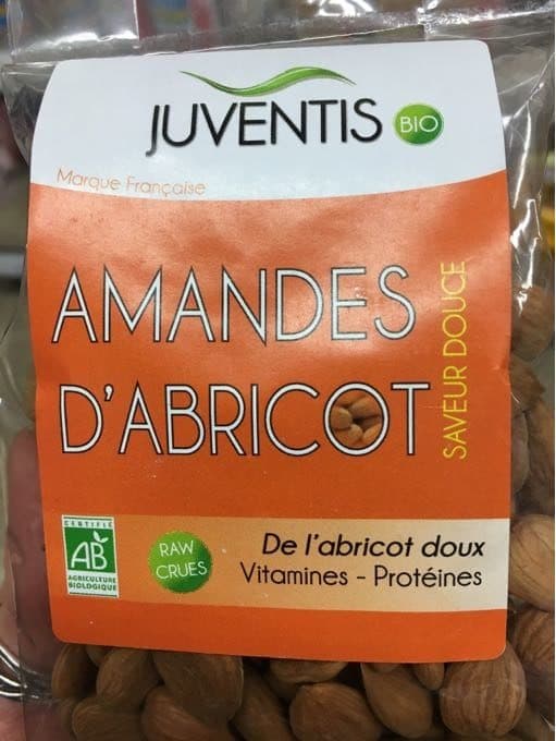 Juventis Amandes D'abricot packshot