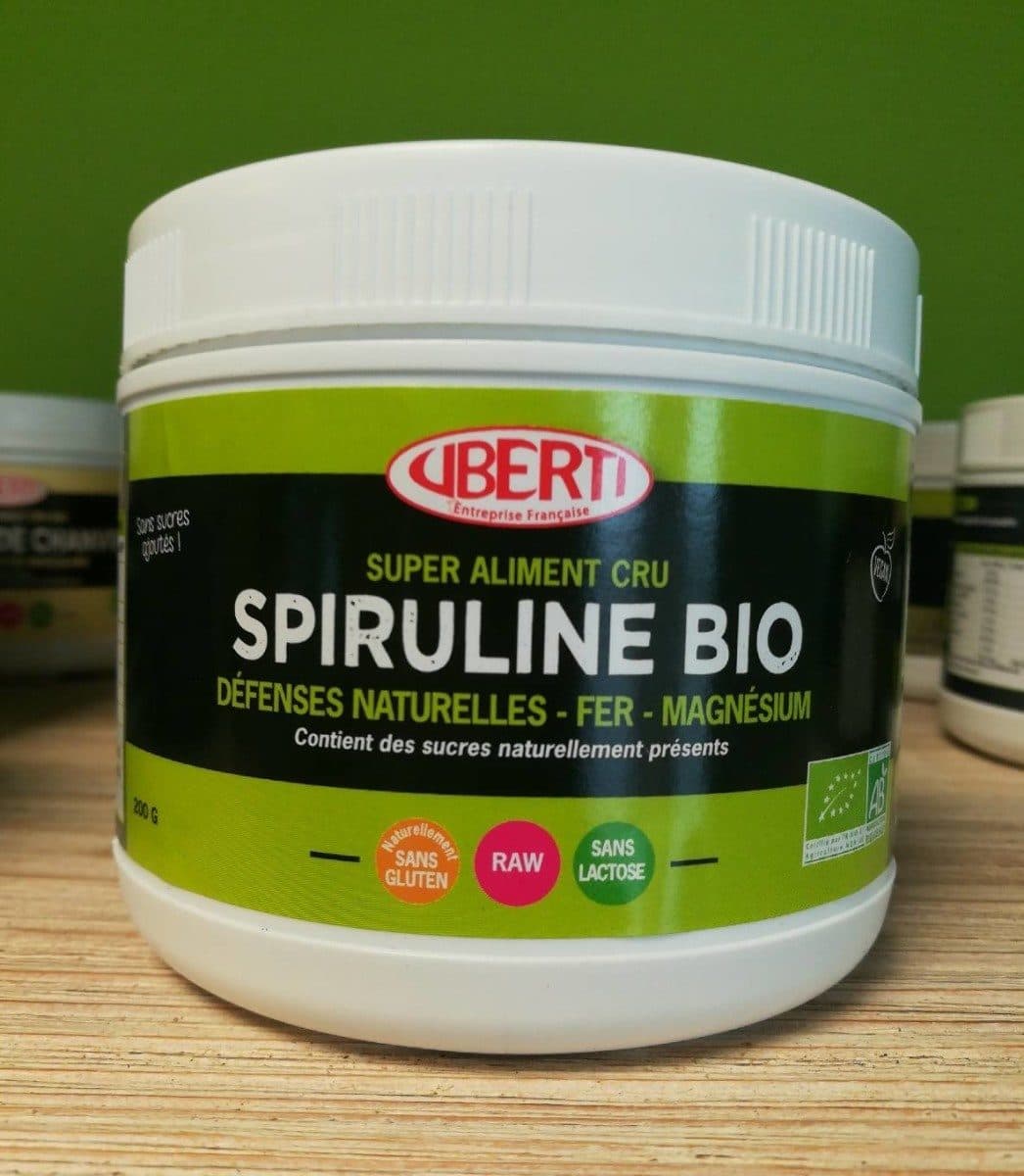 Uberti Spiruline Crue En Poudre Bio - 200 G - Uberti packshot