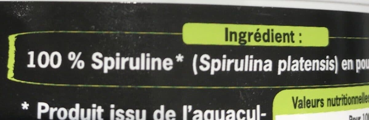 juventis Spiruline bio packshot