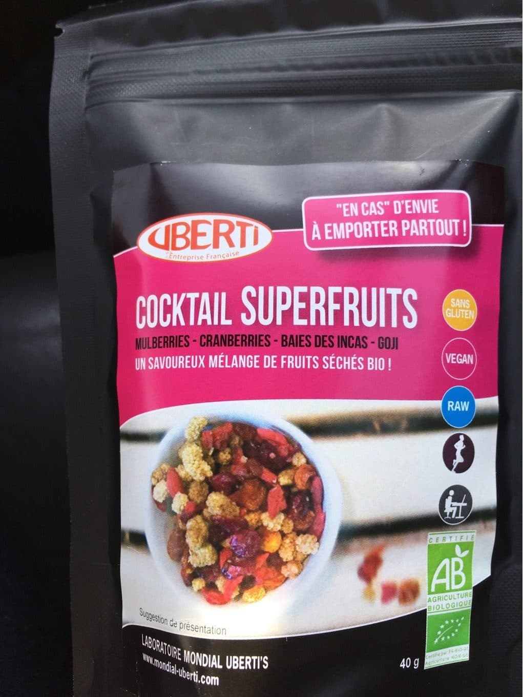 Uberti's Cocktail superfruits packshot