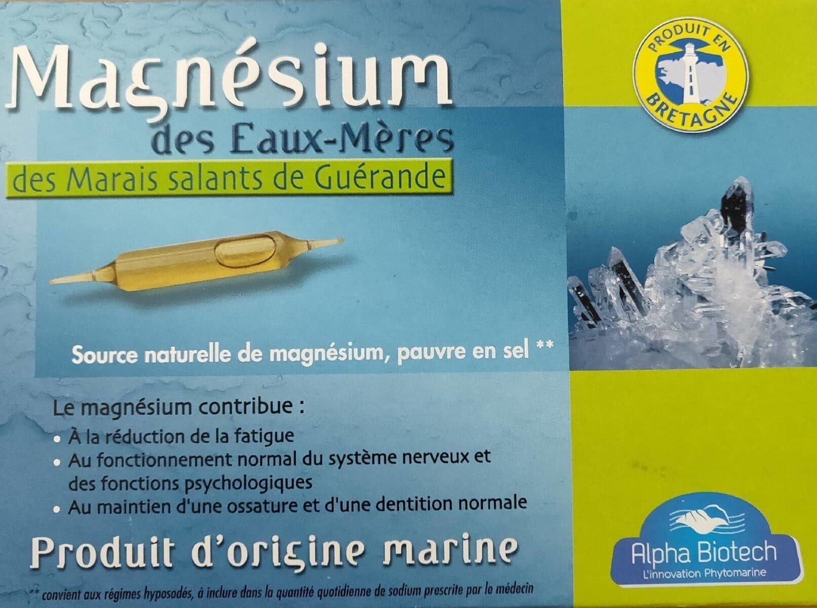 Open Food Facts Magnesium Des Eaux Mères packshot