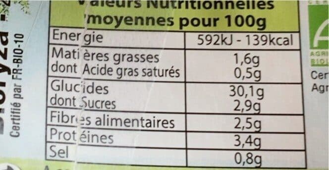 Bioryza 250 G Nems Vegetariennes X4 packshot