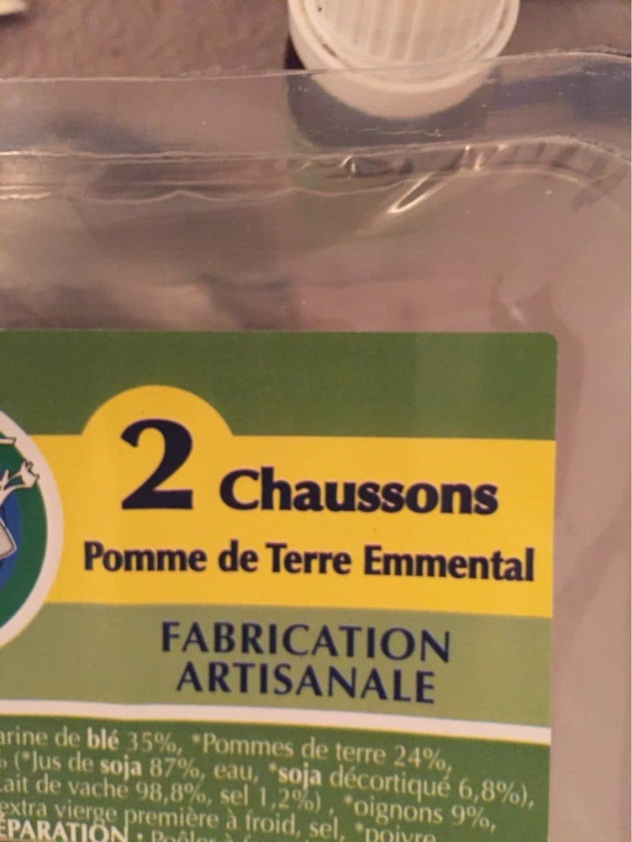 Open Food Facts Chausson pomme de Terre Emmental packshot