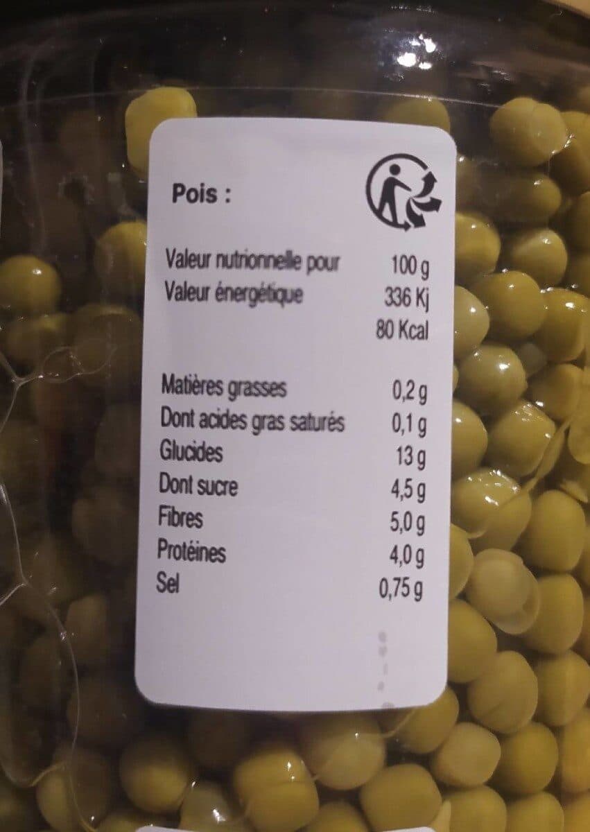 Open Food Facts Petits pois packshot