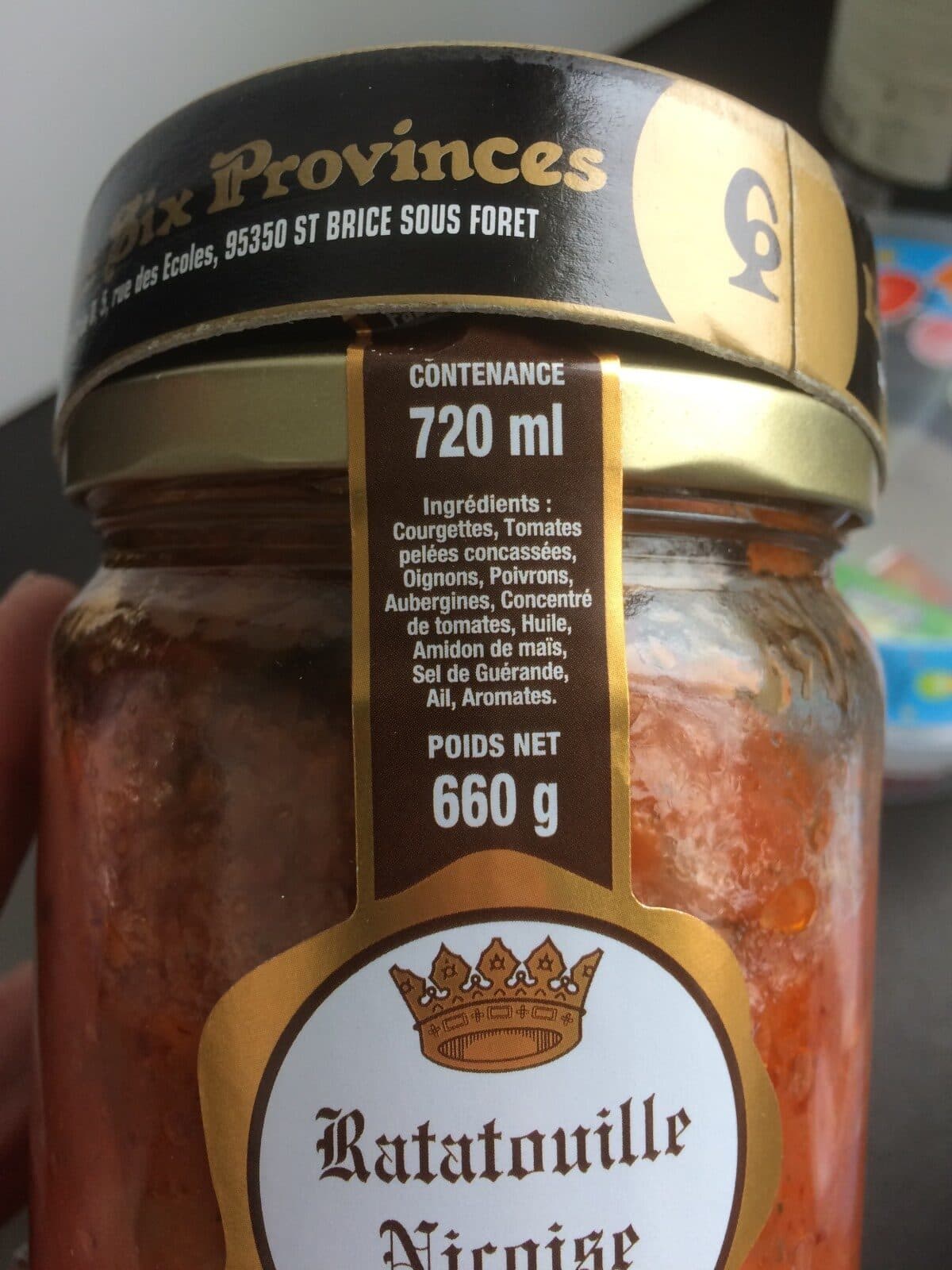 Open Food Facts Ratatouille nicoise packshot