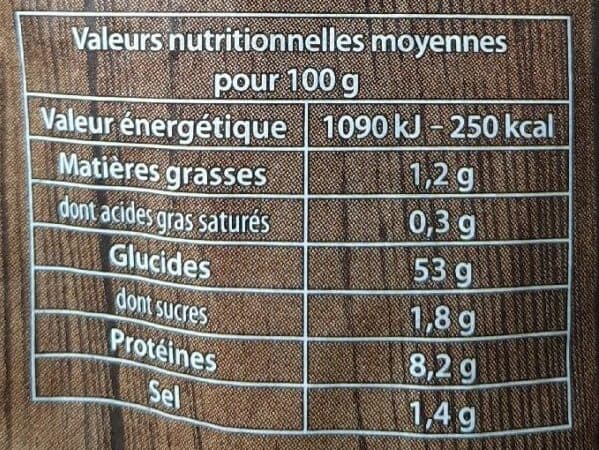 Open Food Facts Baguette de savoie packshot