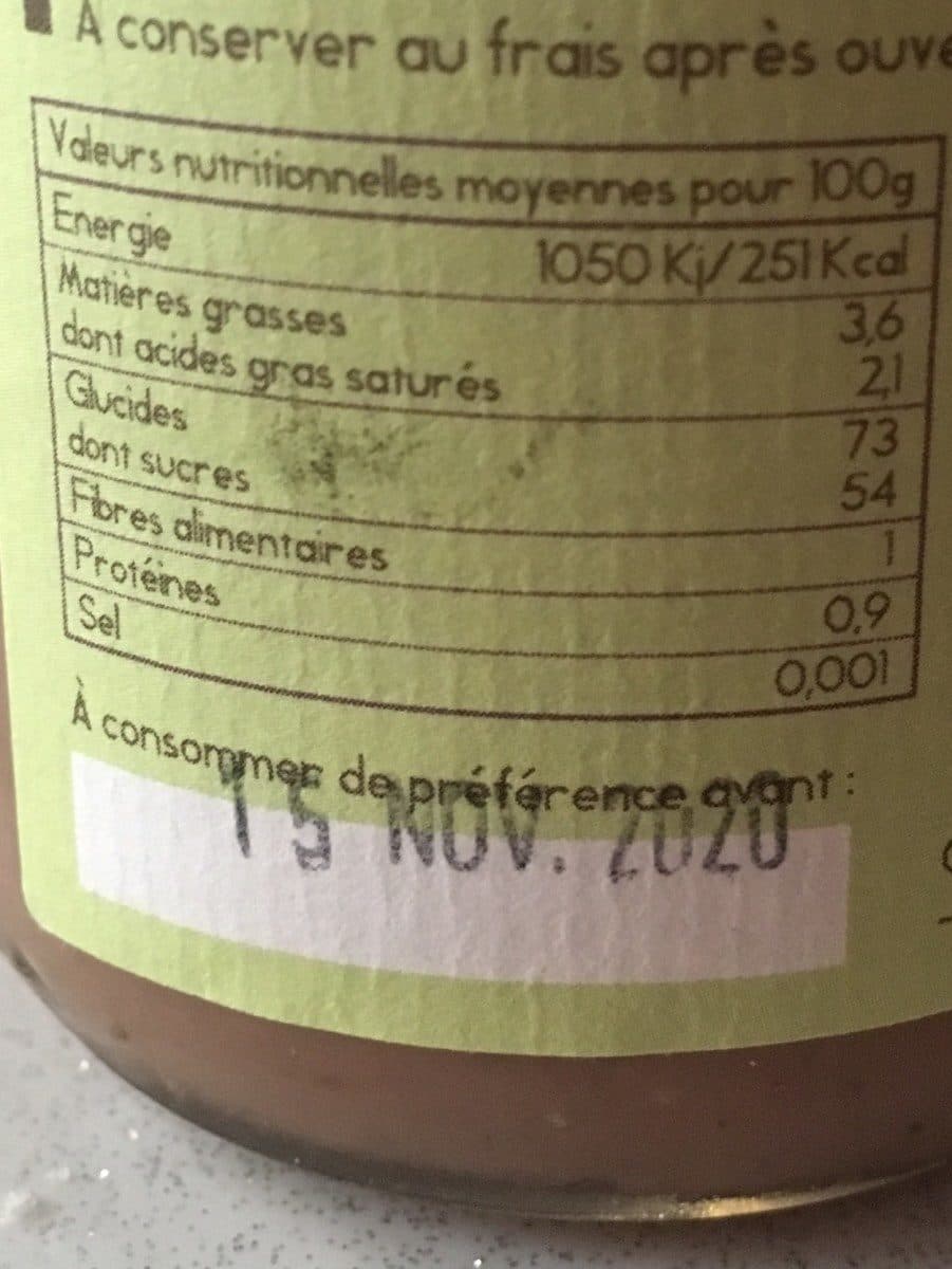L'Atelier de la Châtaigne Confiture de châtaignes à la vanille packshot