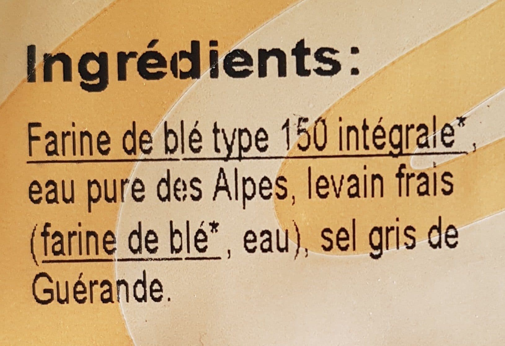 Le Fournil De L'eau Vive Pain intégral IG bas packshot