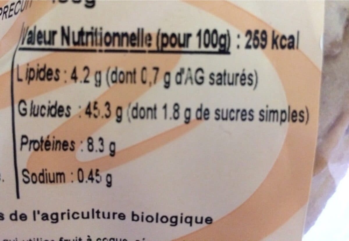 Open Food Facts Pain multigraine packshot