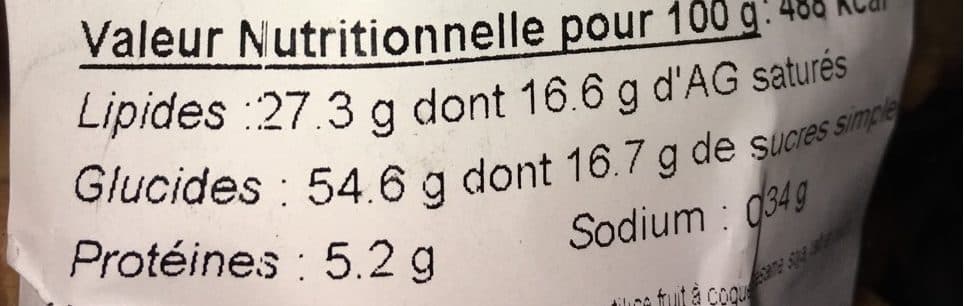 Le Fournil Sablés pur beurre au caramel packshot