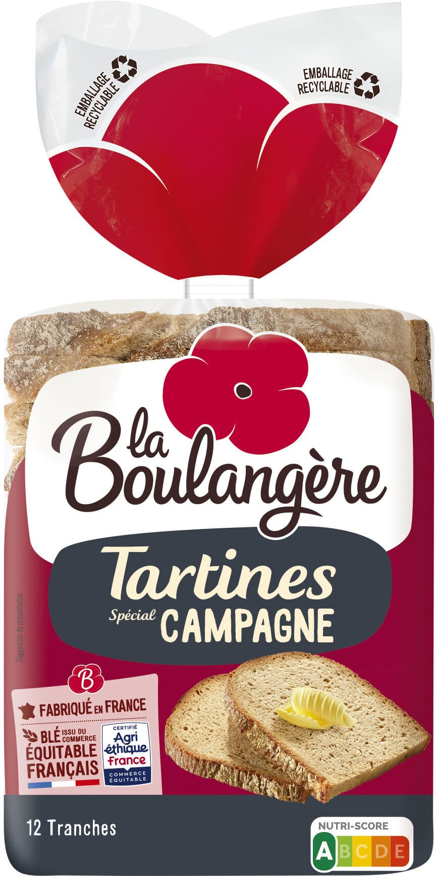 la Boulangère tartine de campagne packshot