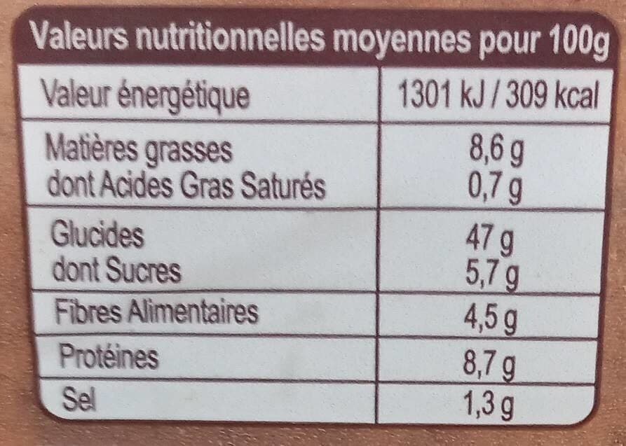 Bien Pain mie sandwich bio* cereales 500g packshot