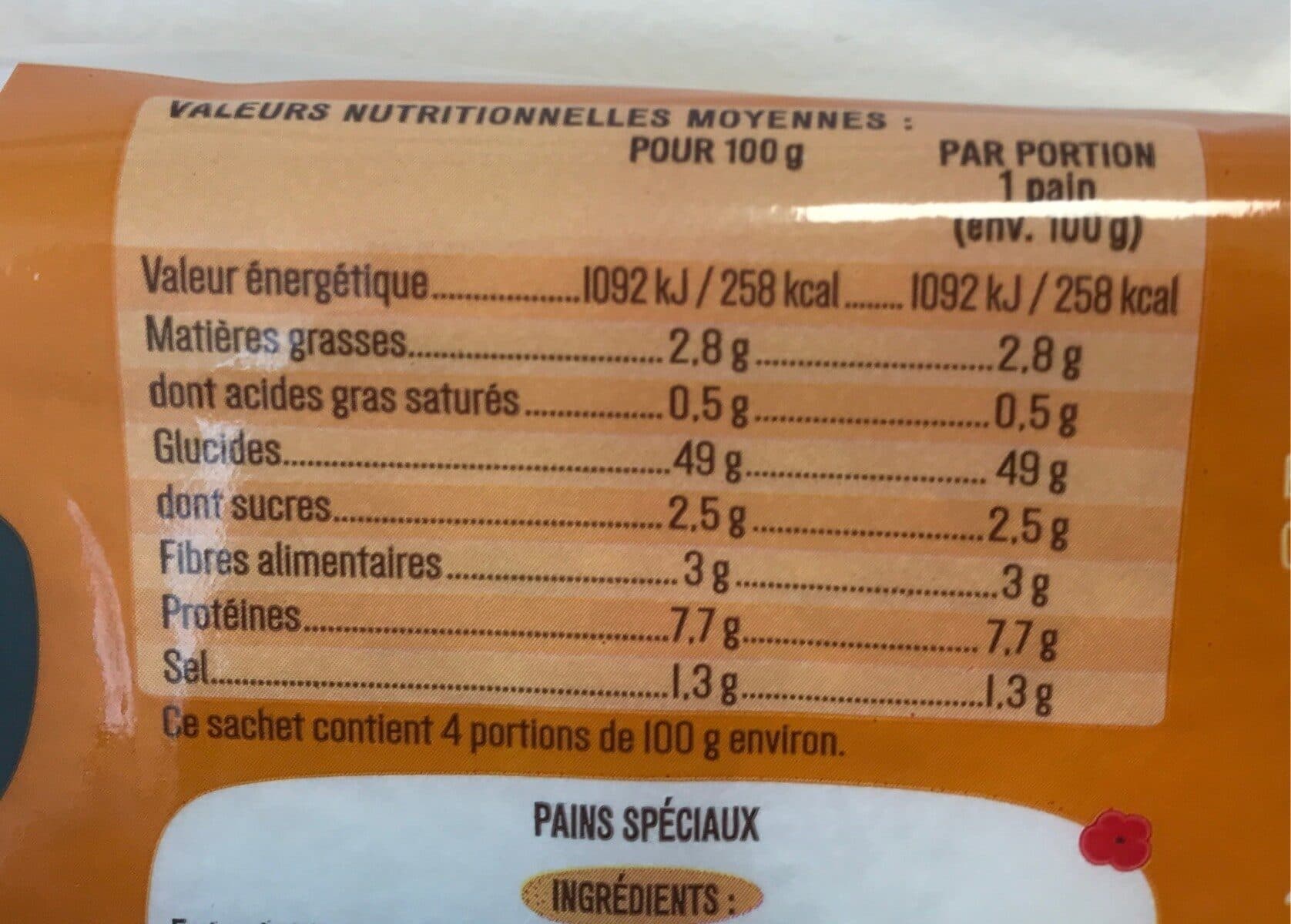 La Boulangère 4 pains bruschetta 400g packshot