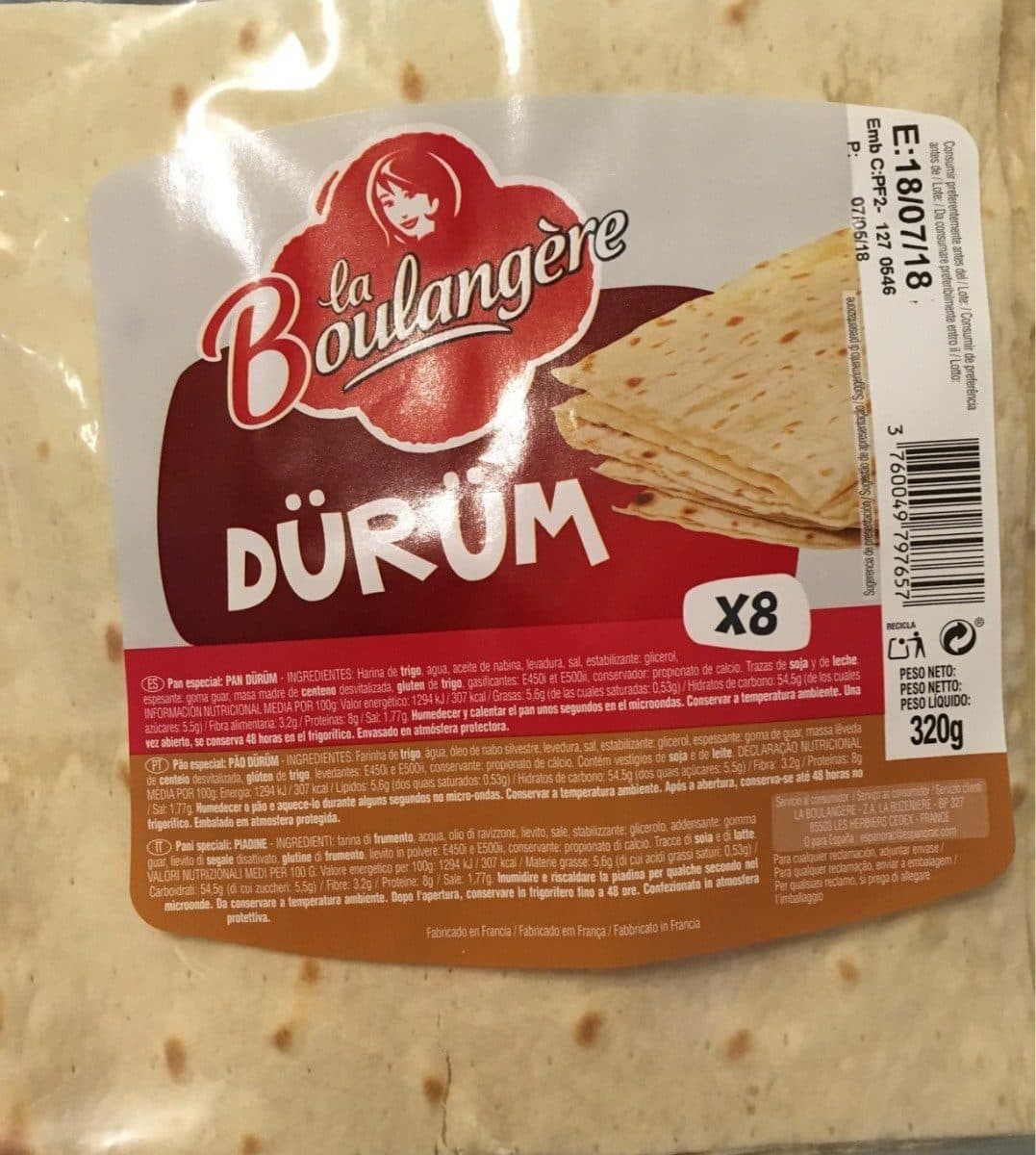 La Boulangère Durum packshot