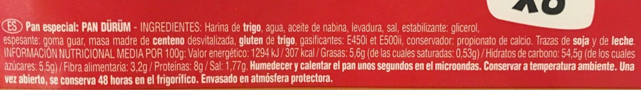La Boulangère Durum packshot