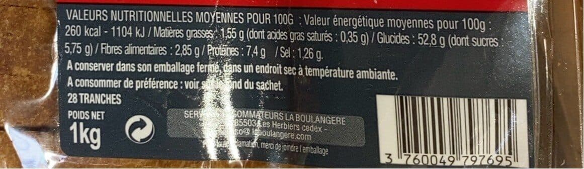 La Boulangère Pain de Mie Nature packshot