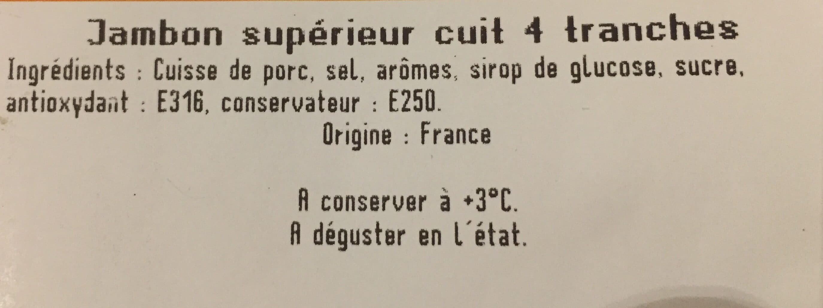 Salaisons De Longeville Jambon dd franche comté packshot