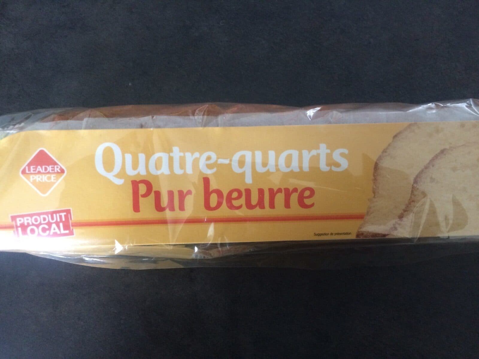 Leader Price Quatre quart pur beurre packshot