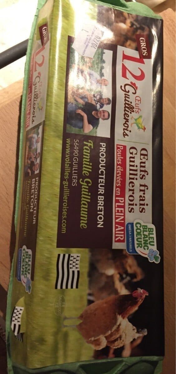 Open Food Facts Oeufs frais packshot