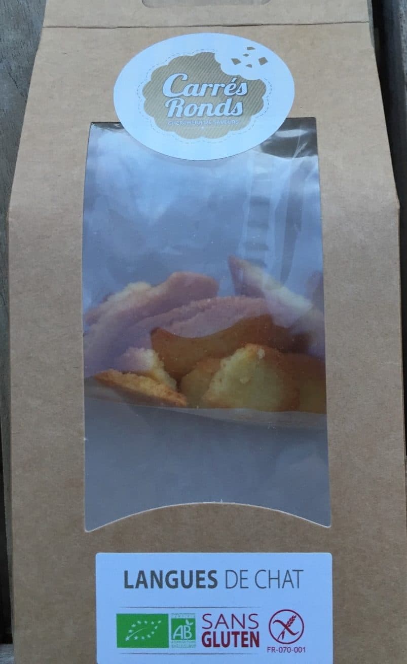 Carrés Ronds Langues de chat packshot